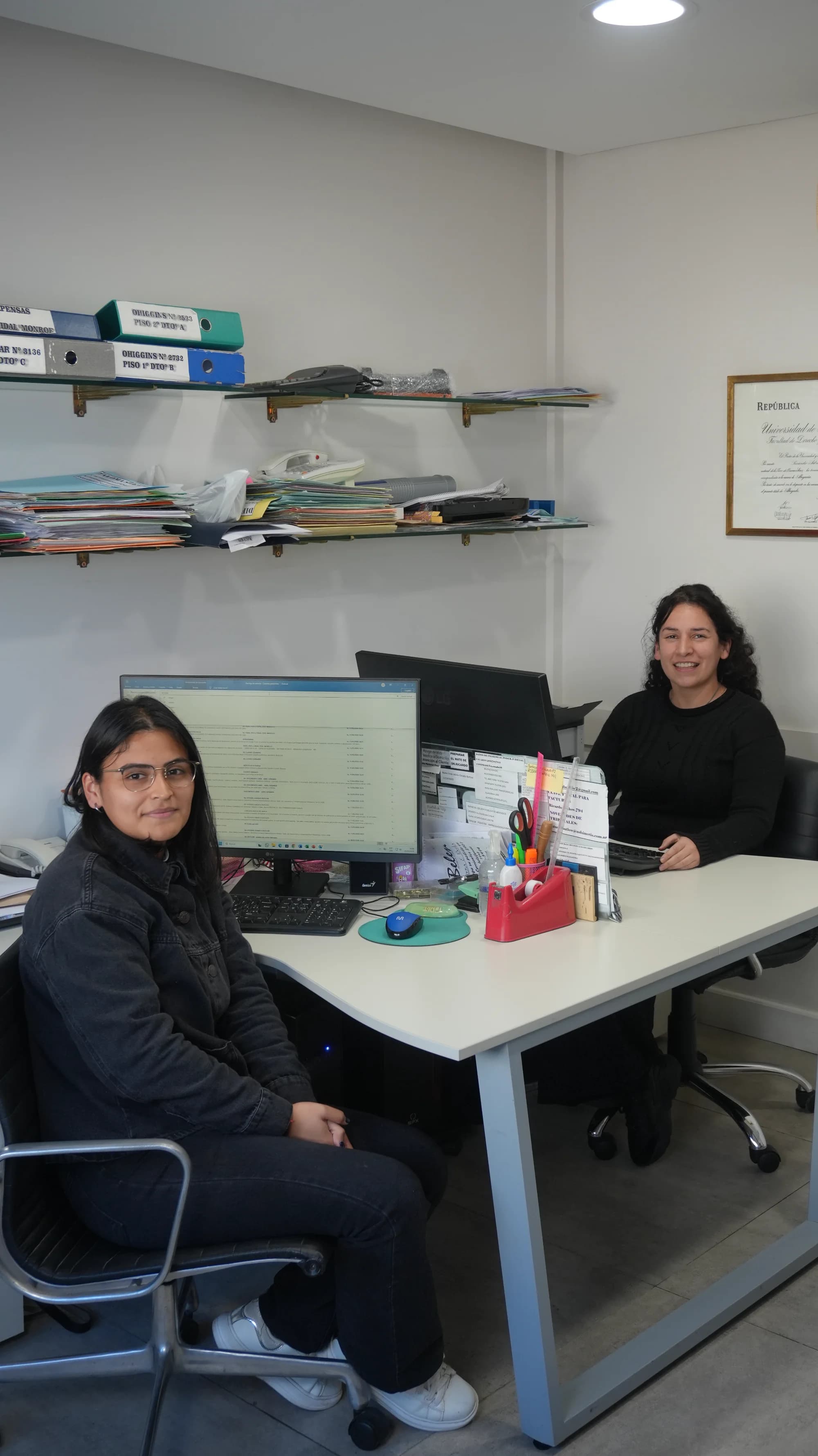 Ivana Pogonza y Daiana Valquinto, equipo administrativo del Estudio Butlow